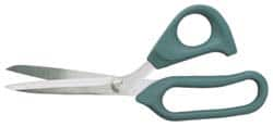 Clauss - 3-1/2" LOC, 9" OAL Stainless Steel Standard Shears - Ambidextrous, Offset Handle, For General Purpose Use - Strong Tooling