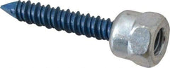 Buildex - 3/8" Zinc-Plated Steel Vertical (End Drilled) Mount Threaded Rod Anchor - 5/8" Diam x 1-1/2" Long, 2,810 Lb Ultimate Pullout, For Use with Concrete/Masonry - Strong Tooling