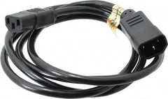 Tripp-Lite - 6' Long, IEC-320-C14/IEC-320-C13 Computer Cable - Black, Male x Female - Strong Tooling