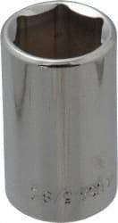 Blackhawk by Proto - 5/8", 1/2" Drive, Standard Hand Socket - 6 Points, 1-1/2" OAL, Chrome Finish - Strong Tooling