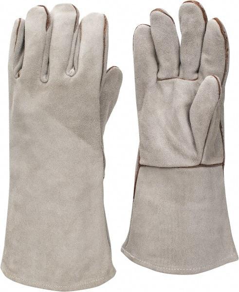 MCR Safety - Size XL Cowhide Welding Glove - 13" OAL, Gauntlet Cuff - Strong Tooling