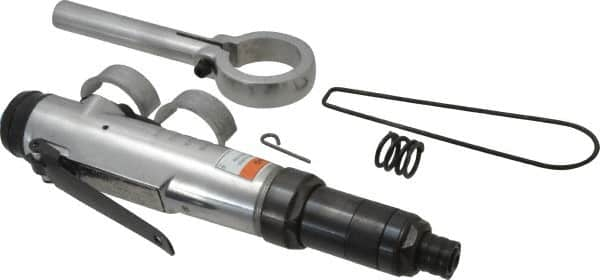 Ingersoll-Rand - 1/4" Bit Holder, 1,000 RPM, Inline Handle Air Screwdriver - 13 to 75 In/Lb Torque, 16 CFM - Strong Tooling