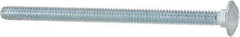 Value Collection - 1/4-20 UNC 4" Length Under Head, Standard Square Neck, Carriage Bolt - Grade 5 Steel, Zinc-Plated Finish - Strong Tooling