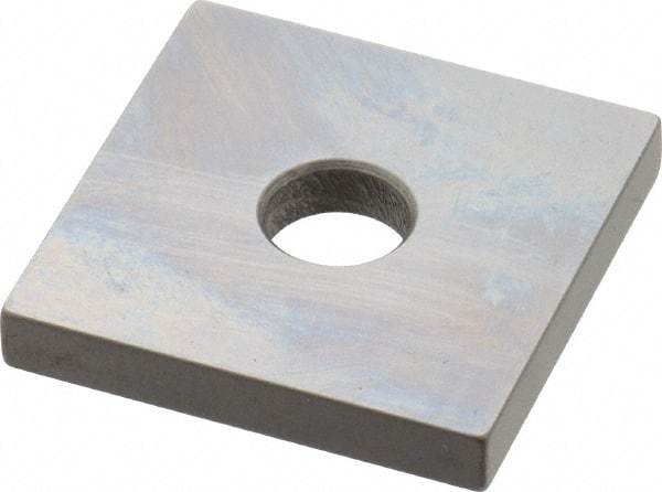 Mitutoyo - 0.141" Square Steel Gage Block - Accuracy Grade 0, Includes Certificate of Inspection - Strong Tooling