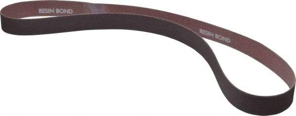 Norton - 1" Wide x 42" OAL, 60 Grit, Aluminum Oxide Abrasive Belt - Aluminum Oxide, Medium, Coated, X Weighted Cloth Backing, Series R228 - Strong Tooling