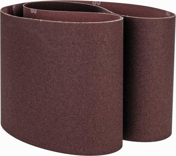 Norton - 6" Wide x 48" OAL, 80 Grit, Aluminum Oxide Abrasive Belt - Aluminum Oxide, Medium, Coated, X Weighted Cloth Backing, Series R228 - Strong Tooling