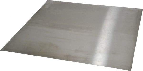 Value Collection - 0.06 Inch Thick x 12 Inch Wide x 12 Inch Long, 304 Stainless Steel Sheet - Intermediate Polished Finish, #4 - Strong Tooling