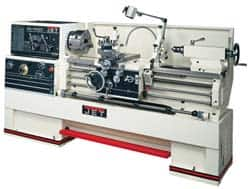 Jet - 14 Inch Swing, 40 Inch Distance Between Centers, Geared Head Speed Control, 3 Phase Engine Lathe - Strong Tooling