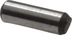 Value Collection - 1/16" Diam x 3/16" Pin Length Grade 8 Alloy Steel Standard Dowel Pin - C 50-58 Hardness, 800 Lb Breaking Strength, 1 Beveled & 1 Rounded End - Strong Tooling