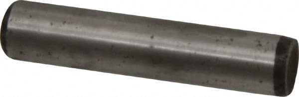 Value Collection - 5/16" Diam x 1-1/2" Pin Length Grade 8 Alloy Steel Standard Dowel Pin - C 50-58 Hardness, 20,000 Lb Breaking Strength, 1 Beveled & 1 Rounded End - Strong Tooling