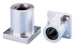 Thomson Industries - 0.754" ID, 3,800 Lb Static Load Capacity, Twin Flanged Mounted Linear Bearing - Strong Tooling