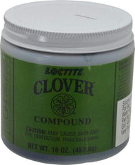 Loctite - 1 Lb Water Soluble Compound - Compound Grade Super Fine, 400 Grit, Black & Gray, Use on General Purpose - Strong Tooling