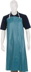 Ansell - 33 x 49" Bib Apron - PVC, Green - Strong Tooling