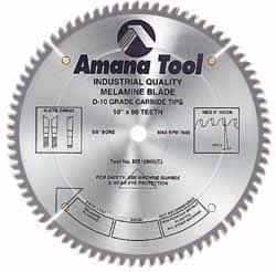 Amana Tool - 8" Diam, 5/8" Arbor Hole Diam, 64 Tooth Wet & Dry Cut Saw Blade - Carbide-Tipped, Crosscut & Cutoff Action, Standard Round Arbor - Strong Tooling