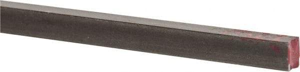 Made in USA - 36" Long x 3/16" High x 1/4" Wide, Mill Key Stock - W-1 (Water Hardening) Tool Steel - Strong Tooling