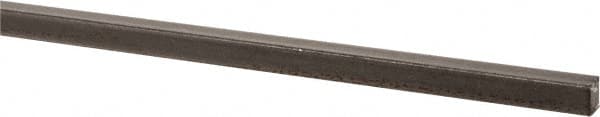 Made in USA - 36" Long x 1/8" High x 1/8" Wide, Key Stock - W-1 (Water Hardening) Tool Steel - Strong Tooling