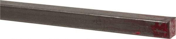 Made in USA - 36" Long x 3/16" High x 3/16" Wide, Key Stock - W-1 (Water Hardening) Tool Steel - Strong Tooling