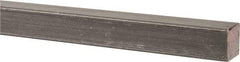 Made in USA - 36" Long x 1/2" High x 1/2" Wide, Key Stock - W-1 (Water Hardening) Tool Steel - Strong Tooling