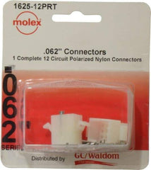 Molex - 12 Circuit, 12 AWG, 0.062 Inch Pin Diameter, Modular Receptacle Plug Connector Package - RoHS Compliant - Strong Tooling