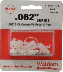 Molex - 2 Circuit, 2 AWG, 0.062 Inch Pin Diameter, Modular Receptacle Plug Connector Package - RoHS Compliant - Strong Tooling