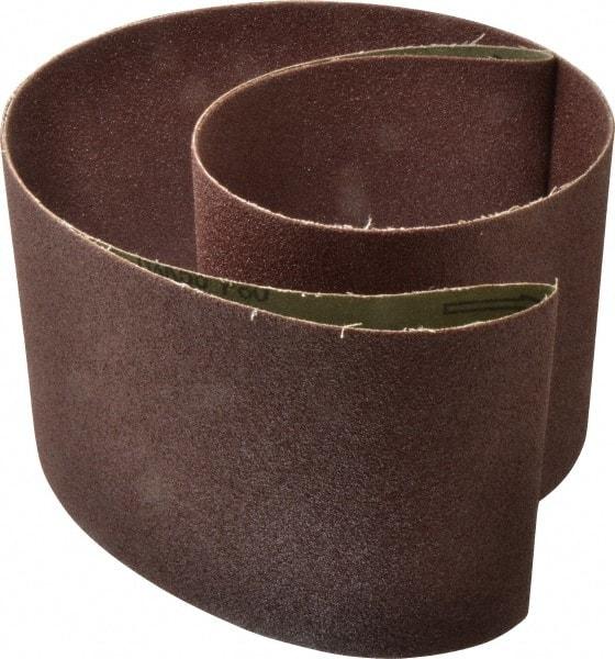 Tru-Maxx - 6" Wide x 89" OAL, 80 Grit, Aluminum Oxide Abrasive Belt - Aluminum Oxide, Medium, Coated - Strong Tooling