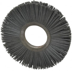 Osborn - 6" OD, 2" Arbor Hole, Crimped Nylon Wheel Brush - 1/2" Face Width, 1-5/8" Trim Length, 5,500 RPM - Strong Tooling