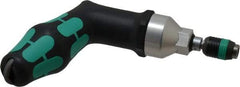 Wera - 3 to 6 N/m, Adjustable Torque Limiting Screwdriver - 6" OAL, 1/4" Drive, 1/4" Graduation - Strong Tooling