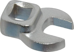 Blackhawk by Proto - 1/2" 3/8" Drive Chrome Open End Crowfoot Wrench - 1-13/32" OAL - Strong Tooling