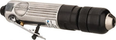 Air Drill: 3/8″ Keyless Chuck Inline, 2,500 RPM, 0.33 hp