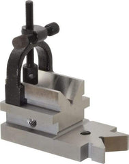 TESA Brown & Sharpe - 1-5/16" Max Capacity, 90° Angle, Steel V-Block - 3-19/32" Long x 1-7/8" Wide x 1-7/8" High, Sold as Individual - Strong Tooling