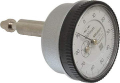 Mitutoyo - 5mm Range, 0-100 Dial Reading, 0.01mm Graduation Dial Drop Indicator - 1.5354" Dial, 1mm Range per Revolution, 0.016mm Accuracy - Strong Tooling