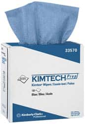 Kimtech - Dry Clean Room/Lab/Critical Task Wipes - Pop-Up, 16-3/4" x 8-3/4" Sheet Size, Blue - Strong Tooling