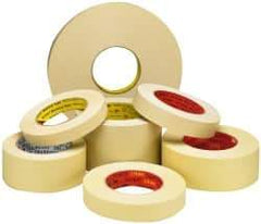 3M - 3" Wide x 60 Yd Long Black Crepe Paper Masking Tape - Series 226, 10.6 mil Thick, 34 In/Lb Tensile Strength - Strong Tooling