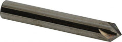 Made in USA - 3/8" Body Diam, 90°, 2-1/2" OAL, Solid Carbide Spotting Drill - Strong Tooling