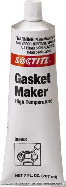 Loctite - 7 oz Tube Gray RTV Silicone Gasket Sealant - -50 to 600°F Operating Temp - Strong Tooling