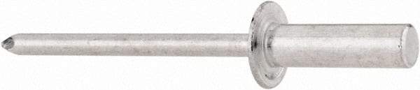 RivetKing - Size 66 Dome Head Aluminum Closed End Sealing Blind Rivet - Aluminum Mandrel, 0.251" to 3/8" Grip, 3/8" Head Diam, 0.192" to 0.196" Hole Diam, 0.656" Length Under Head, 3/16" Body Diam - Strong Tooling