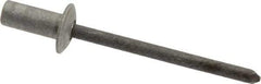 RivetKing - Size 64 Dome Head Aluminum Closed End Sealing Blind Rivet - Steel Mandrel, 0.188" to 1/4" Grip, 3/8" Head Diam, 0.192" to 0.196" Hole Diam, 0.531" Length Under Head, 3/16" Body Diam - Strong Tooling