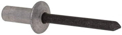 RivetKing - Size 86 Dome Head Aluminum Closed End Sealing Blind Rivet - Steel Mandrel, 1/8" to 1/4" Grip, 1/2" Head Diam, 0.257" to 0.261" Hole Diam, 0.695" Length Under Head, 1/4" Body Diam - Strong Tooling