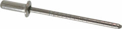 RivetKing - Size 43 Dome Head Stainless Steel Closed End Sealing Blind Rivet - Stainless Steel Mandrel, 0.126" to 0.187" Grip, 1/4" Head Diam, 0.129" to 0.133" Hole Diam, 0.422" Length Under Head, 1/8" Body Diam - Strong Tooling