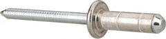 RivetKing - Size 86-88 Dome Head Aluminum Multi Grip Blind Rivet - Steel Mandrel, 1/4" to 3/4" Grip, 0.511" Head Diam, 0.257" to 0.261" Hole Diam, 0.708" Length Under Head, 1/4" Body Diam - Strong Tooling