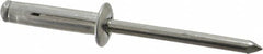 RivetKing - Size 0625 Dome Head Aluminum Tri Folding Blind Rivet - Aluminum Mandrel, 0.04" to 0.354" Grip, 0.386" Head Diam, 0.196" to 0.209" Hole Diam, 0.906" Length Under Head, 3/16" Body Diam - Strong Tooling