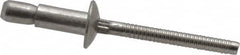 RivetKing - Size 64 Dome Head Stainless Steel Structural with Locking Stem Blind Rivet - Stainless Steel Mandrel, 0.062" to 0.27" Grip, 0.385" Head Diam, 0.194" to 0.204" Hole Diam, 0.415" Length Under Head, 3/16" Body Diam - Strong Tooling