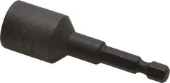 Wera - 13mm Nonmagnetic Nutsetter - 1/4" Hex Drive, 2-5/8" OAL, 11/16" Socket Nose Diam - Strong Tooling