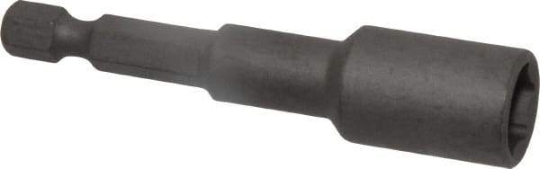 Wera - 3/8" Nonmagnetic Nutsetter - 1/4" Hex Drive, 2-5/8" OAL, 9/16" Socket Nose Diam - Strong Tooling