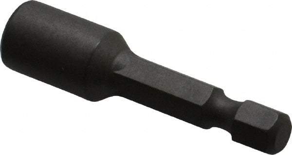 Wera - 5.5mm Nonmagnetic Nutsetter - 1/4" Hex Drive, 2" OAL, 7/16" Socket Nose Diam - Strong Tooling