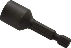 Wera - 11mm Nonmagnetic Nutsetter - 1/4" Hex Drive, 2" OAL, 5/8" Socket Nose Diam - Strong Tooling