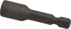 Wera - 1/4" Nonmagnetic Nutsetter - 1/4" Hex Drive, 2" OAL, 7/16" Socket Nose Diam - Strong Tooling