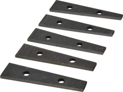 Value Collection - 6 to 10° Angle, 3-1/2 Inch Long, Angle Block Set - 5/32 Inch Thick, 55-60 Rc Hardness, 5 Pieces - Strong Tooling