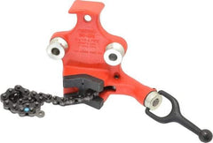 Ridgid - 1/2 to 4-1/2" Pipe Capacity, Manual Chain Vise - Bolt Down, Cast Iron, Model Number BC410P - Strong Tooling