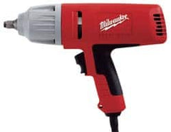 Milwaukee Tool - 1/2 Inch Drive, 300 Ft./Lbs. Torque, Pistol Grip Handle, 1,800 RPM, Impact Wrench - 7 Amps, 120 Volts - Strong Tooling